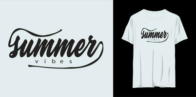 summer vibes typography t shirt design, motivational typography t shirt design, inspirational quotes t-shirt design vector