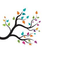 Tree branch vector ilustration design