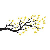 Tree branch vector ilustration design