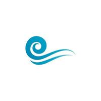 Water wave icon vector design