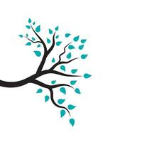 Tree branch vector ilustration design