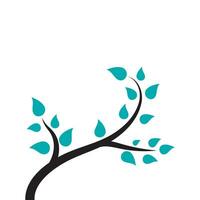 Tree branch vector ilustration design