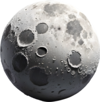 ai genererad de måne ikon realistisk png