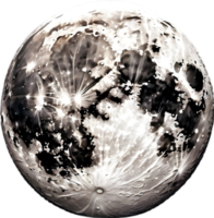 ai generiert das Mond Symbol realistisch png