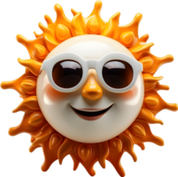 ai généré une Soleil icône isolé png