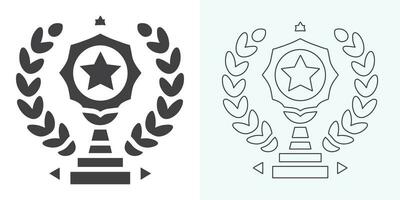 Winner trophy icon vector, symbol of victory event. trophy icon in trendy flat style. Trophy Icon. Professional, pixel perfect icons optimized for both large and small resolutions. vector