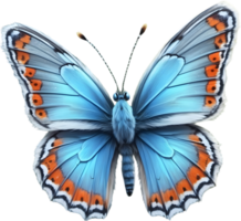 ai generato razza di farfalla animale cartone animato illustrazione png