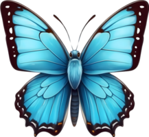 ai generato razza di farfalla animale cartone animato illustrazione png