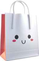 ai généré une blanc papier sac maquette png