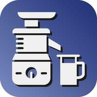 Food Blender Vector Glyph Gradient Background Icon For Personal And Commercial Use.
