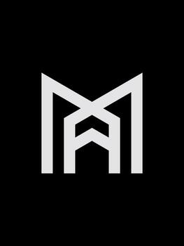 MA monogram logo template vector