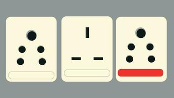 Plug Point Socket vector