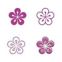 flower vector icon design