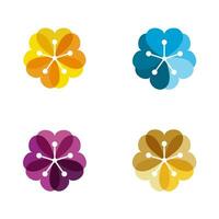 flower vector icon design