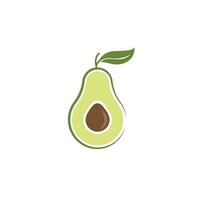 diseño de ilustración de icono de vector de aguacate