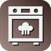 Steamer Oven Vector Glyph Gradient Background Icon For Personal And Commercial Use.