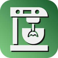 Mixer Vector Glyph Gradient Background Icon For Personal And Commercial Use.