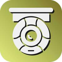 Cctv Vector Glyph Gradient Background Icon For Personal And Commercial Use.