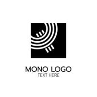 letra q moderno monograma logo icono resumen sencillo concepto diseño vector ilustración