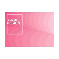 vistoso suave rosado trama de semitonos degradado sencillo paisaje cubrir diseño vector ilustración