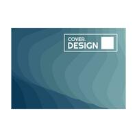 colorful dark blue halftone gradient simple landscape cover design vector illustration