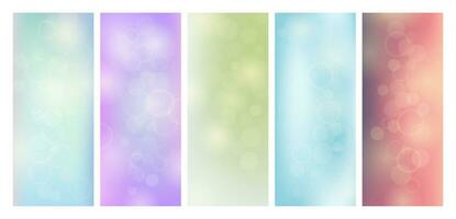 Abstract background with blur bokeh light effect vector