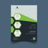 vector business corporate flyer template