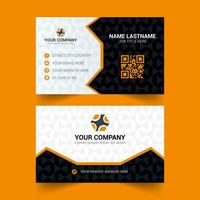 corporate minimal modern business card design vector