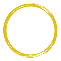 Zen Circle Icon Symbol on the Gold Color. Zen Illustration for Logo, Art Frame, Art Illustration, Website or Graphic Design Element. Format PNG