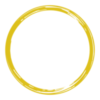 Zen Circle Icon Symbol on the Gold Color. Zen Illustration for Logo, Art Frame, Art Illustration, Website or Graphic Design Element. Format PNG