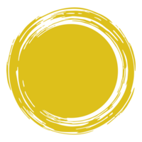 Zen Circle Icon Symbol on the Gold Color. Zen Illustration for Logo, Art Frame, Art Illustration, Website or Graphic Design Element. Format PNG