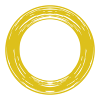 zen circulo icono símbolo en el oro color. zen ilustración para logo, Arte marco, Arte ilustración, sitio web o gráfico diseño elemento. formato png