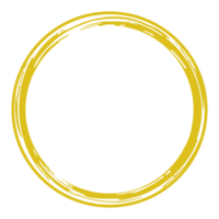 Zen Circle Icon Symbol on the Gold Color. Zen Illustration for Logo, Art Frame, Art Illustration, Website or Graphic Design Element. Format PNG
