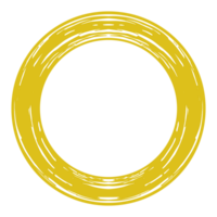 zen circulo icono símbolo en el oro color. zen ilustración para logo, Arte marco, Arte ilustración, sitio web o gráfico diseño elemento. formato png