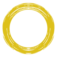 zen circulo icono símbolo en el oro color. zen ilustración para logo, Arte marco, Arte ilustración, sitio web o gráfico diseño elemento. formato png