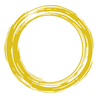 zen cirkel ikon symbol på de guld Färg. zen illustration för logotyp, konst ram, konst illustration, hemsida eller grafisk design element. formatera png