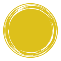 Zen Kreis Symbol Symbol auf das Gold Farbe. Zen Illustration zum Logo, Kunst rahmen, Kunst Illustration, Webseite oder Grafik Design Element. Format png