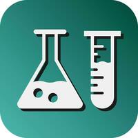 Chemistry Vector Glyph Gradient Background Icon For Personal And Commercial Use.