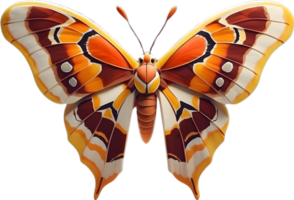 ai generado raza de mariposa animal dibujos animados ilustración png