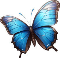 AI generated breed of butterfly animal cartoon illustration png