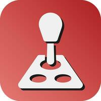 Joystick Vector Glyph Gradient Background Icon For Personal And Commercial Use.