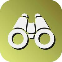 Binoculars Vector Glyph Gradient Background Icon For Personal And Commercial Use.