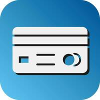 Card Vector Glyph Gradient Background Icon For Personal And Commercial Use.
