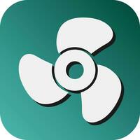Propeller Vector Glyph Gradient Background Icon For Personal And Commercial Use.