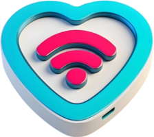 AI generated a wifi symbol png