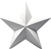 AI generated simple star icon png