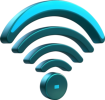 ai genererad en wiFi symbol png