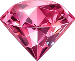 AI generated a diamond with a transparent background png