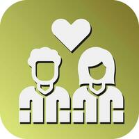 In Love Vector Glyph Gradient Background Icon For Personal And Commercial Use.