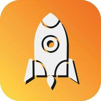 Space Travel Vector Glyph Gradient Background Icon For Personal And Commercial Use.